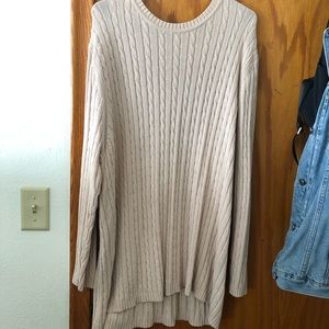 Beige/Cream Knit Sweater